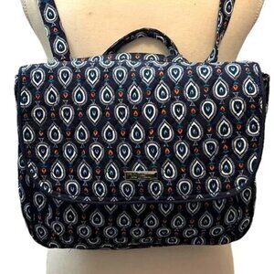 Vera Bradley Convertible Quilted Mailbag Backpack in Marrakesh Motifs